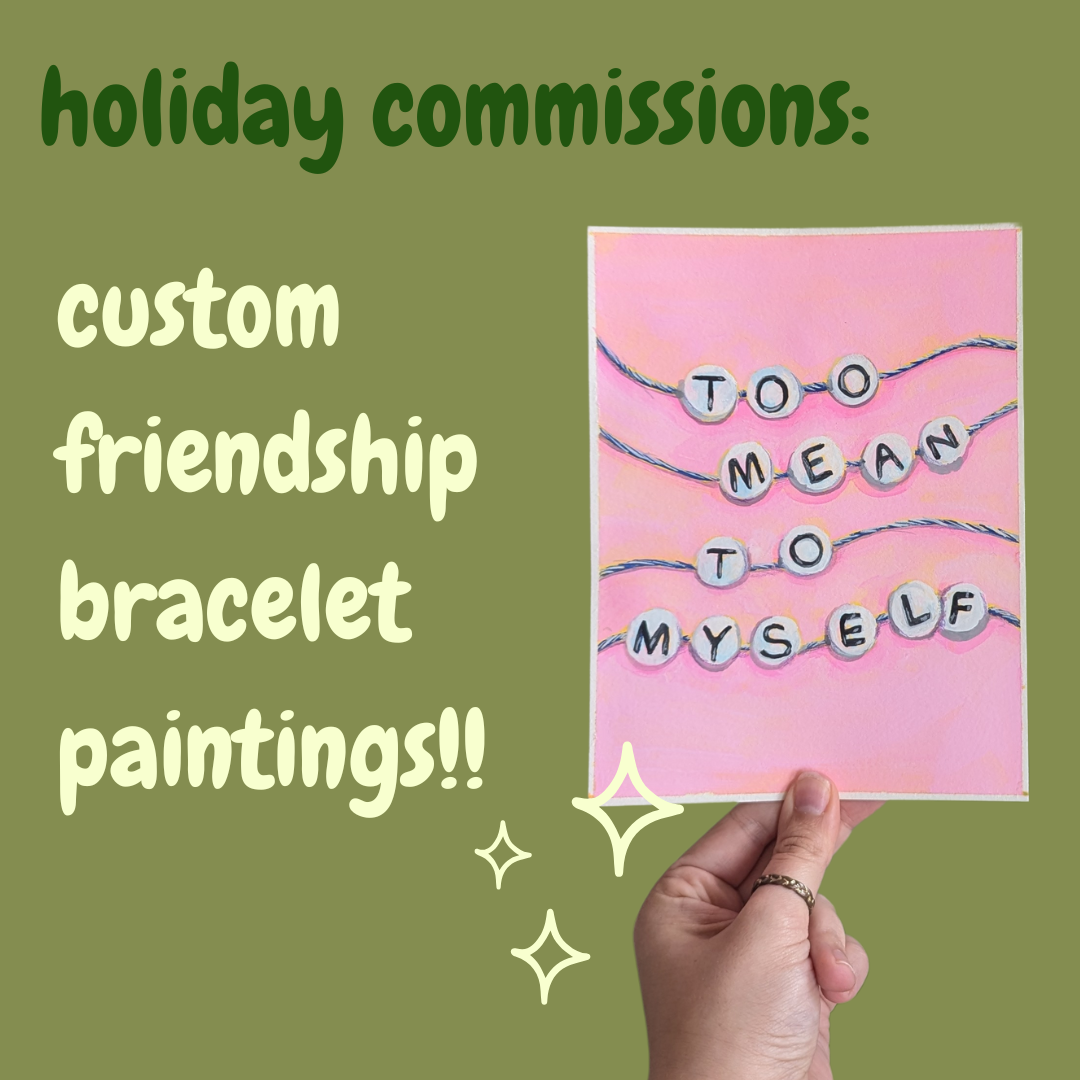 custom/personalized friendship bracelet painting